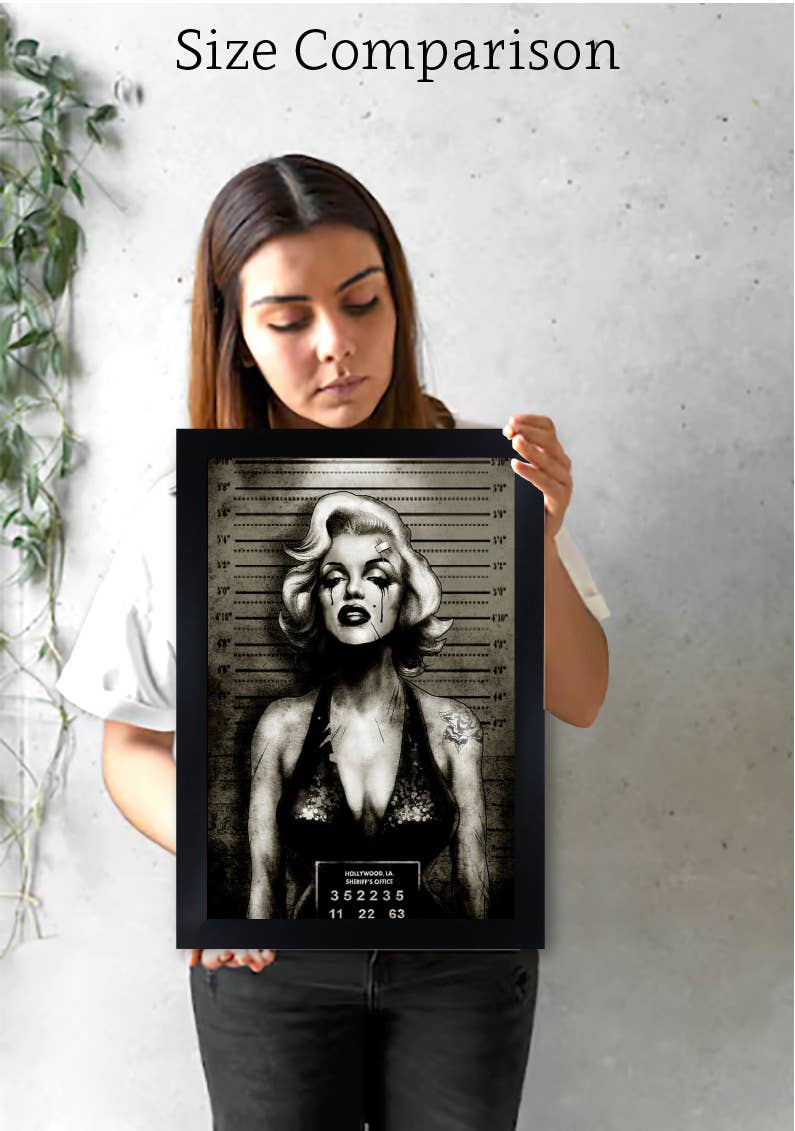 Black Market Art – Großhandel Kunstdruck – Monroe Mugshot - Kunstdruck4