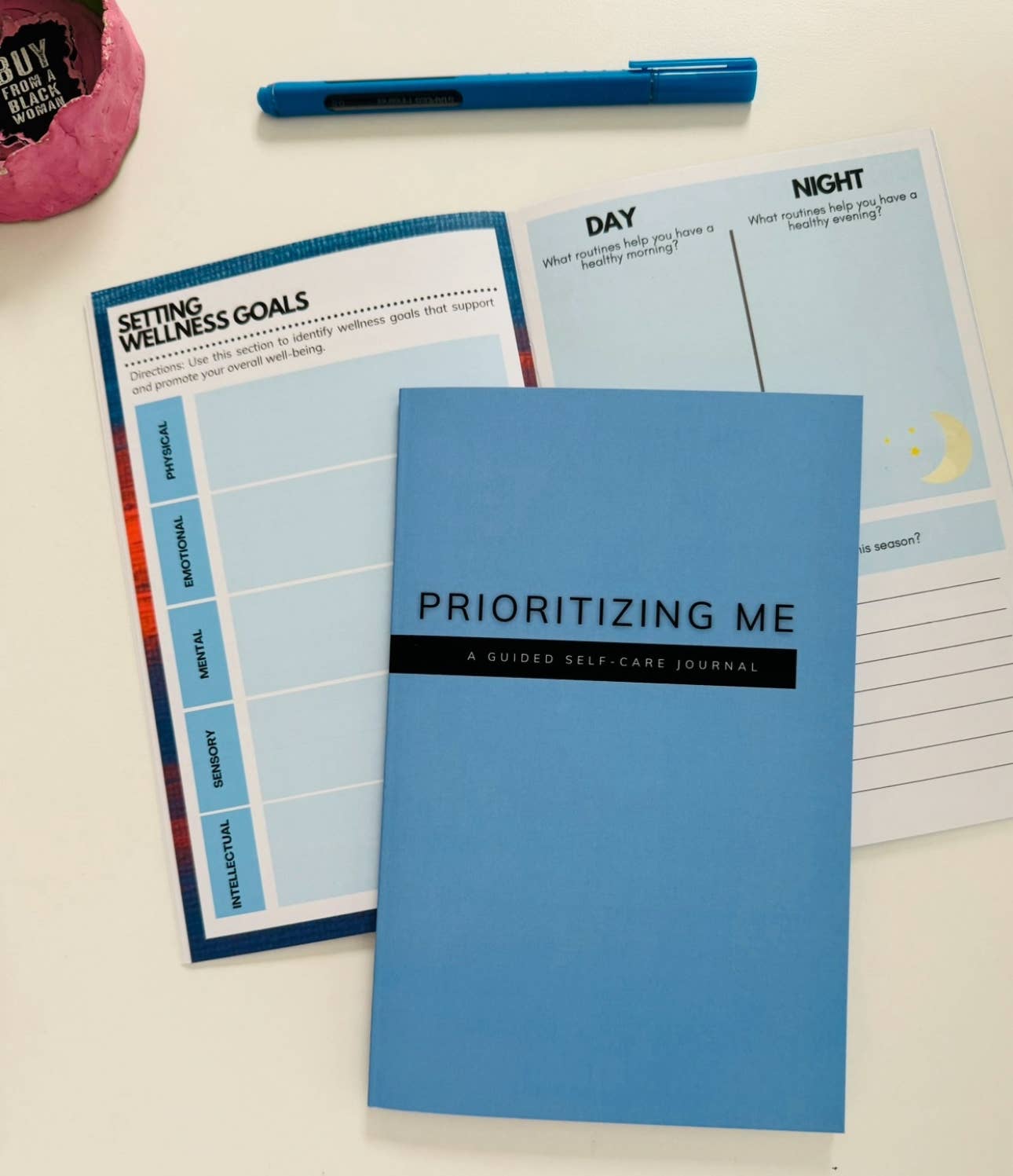 Mamie L. Pack Media - Wholesale Journal/Diary - Guided Self-care Journal2