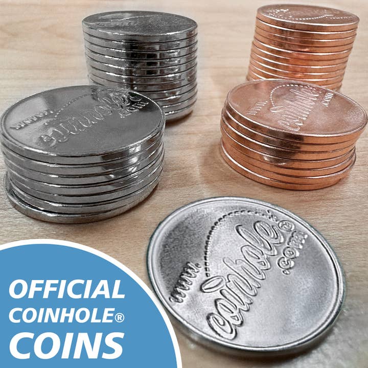 Coinhole - Wholesale Board Game - Coinhole® Coin Combo Pack - 10 Sets of 4 Coins1