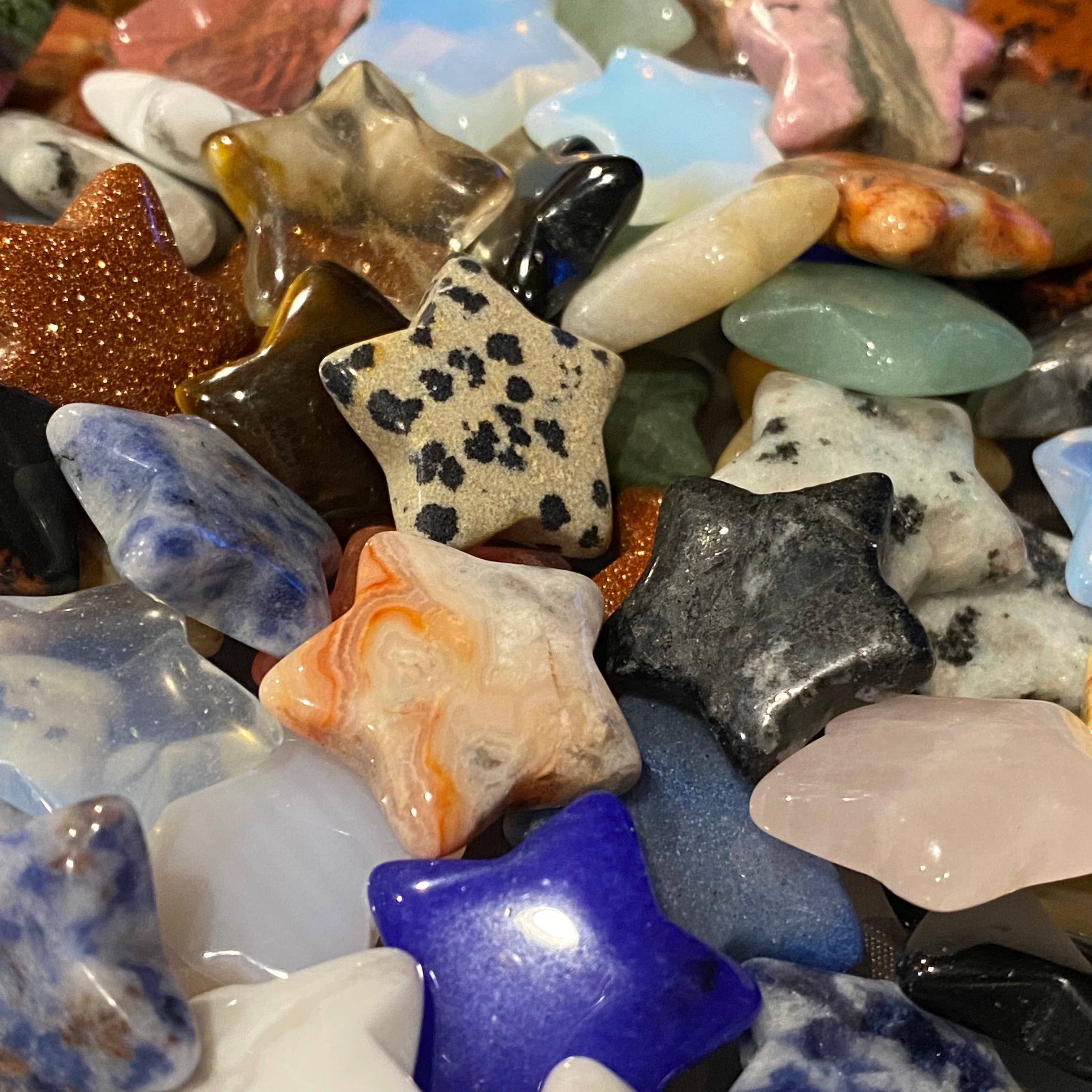 Wax Apothecary - Wholesale Spiritual Stone/Crystal - ⭐️ Crystal Mini Star Stone Assortment ⭐️8