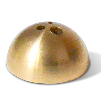 Hemisphere Brass Incense Holder for wholesale by Cedar and Myrrh