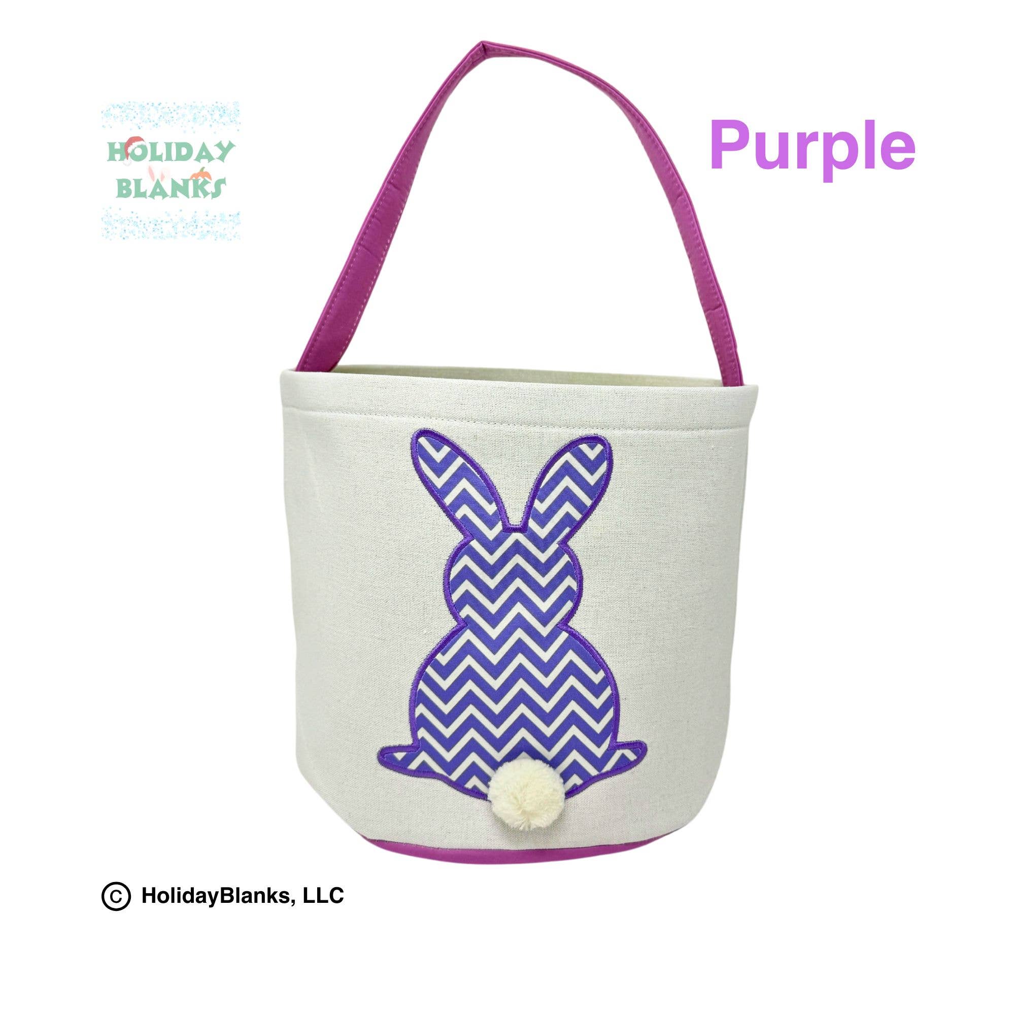 Holiday Blanks - Vente Panier – enfant et bébé - Vans de panier de Pâques Chevron Bunny1