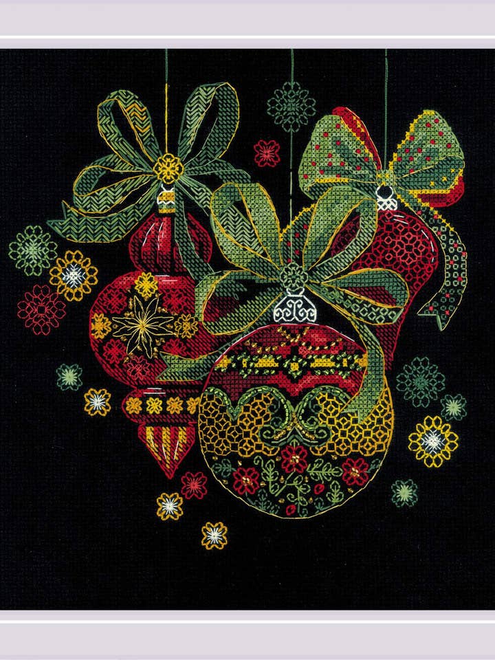 Kreuzstichset von Riolis 2226 Weihnachtsornamente für den Großhandel von RIOLIS