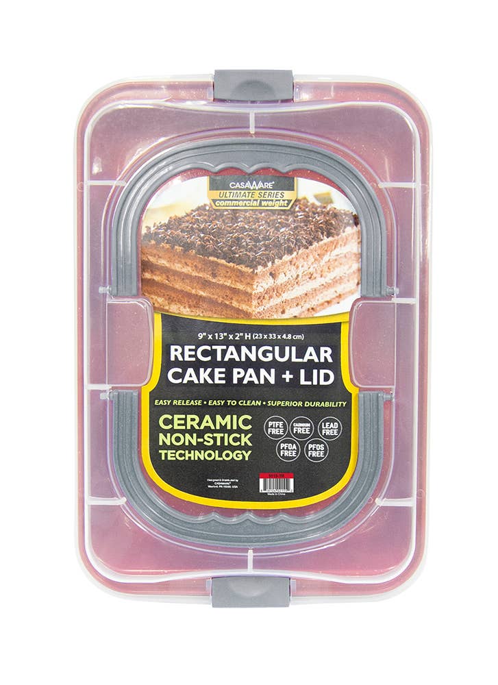 CasaWare - Wholesale Cake Pan - Covered Cake Pan 13" x 9" x 2"1