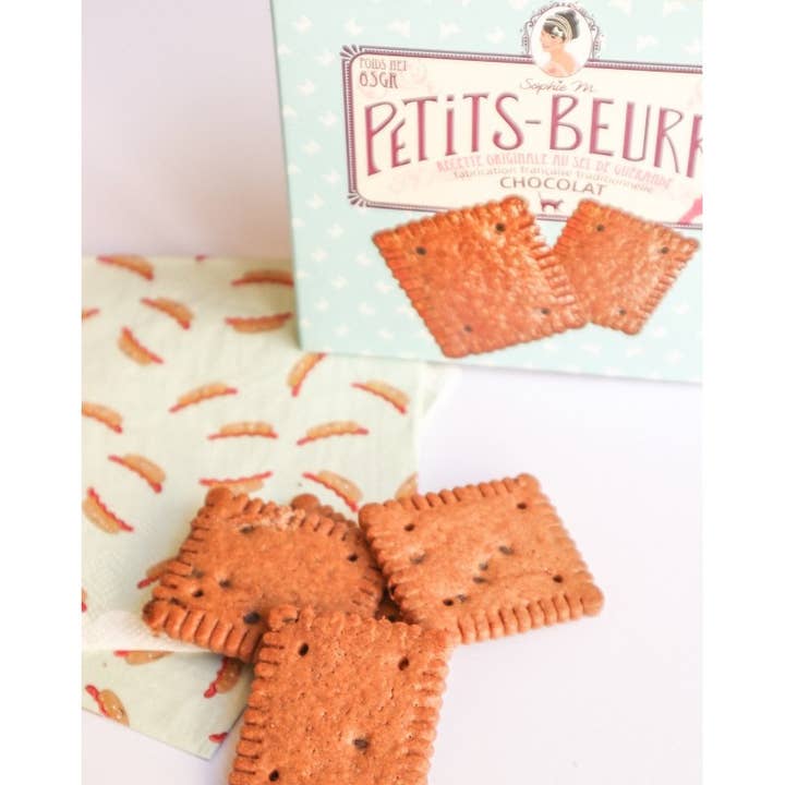 TASTY FRANCE - Wholesale Cookie - Le Petit Beurre chocolate x12 - 65gr