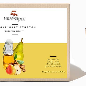 Mélange Jolie Single Malt Stretch Cocktail SipKit (Case 6) for wholesale by Melange Jolie Cocktail SipKits