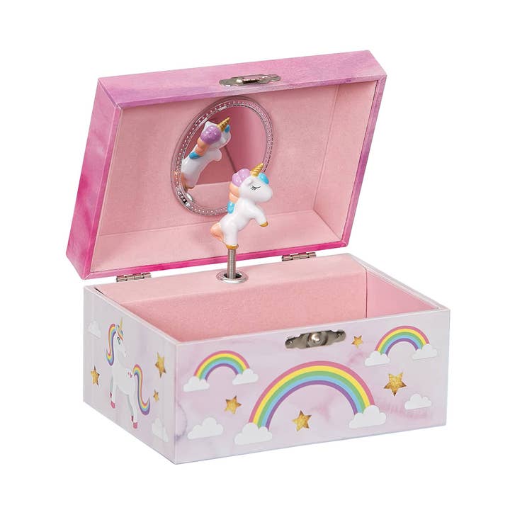 Mele and Co (Canada) - Wholesale Jewelry Box/Organizer - Kids - Mele and Co Skylar Girls Musical Unicorn Jewelry Box2