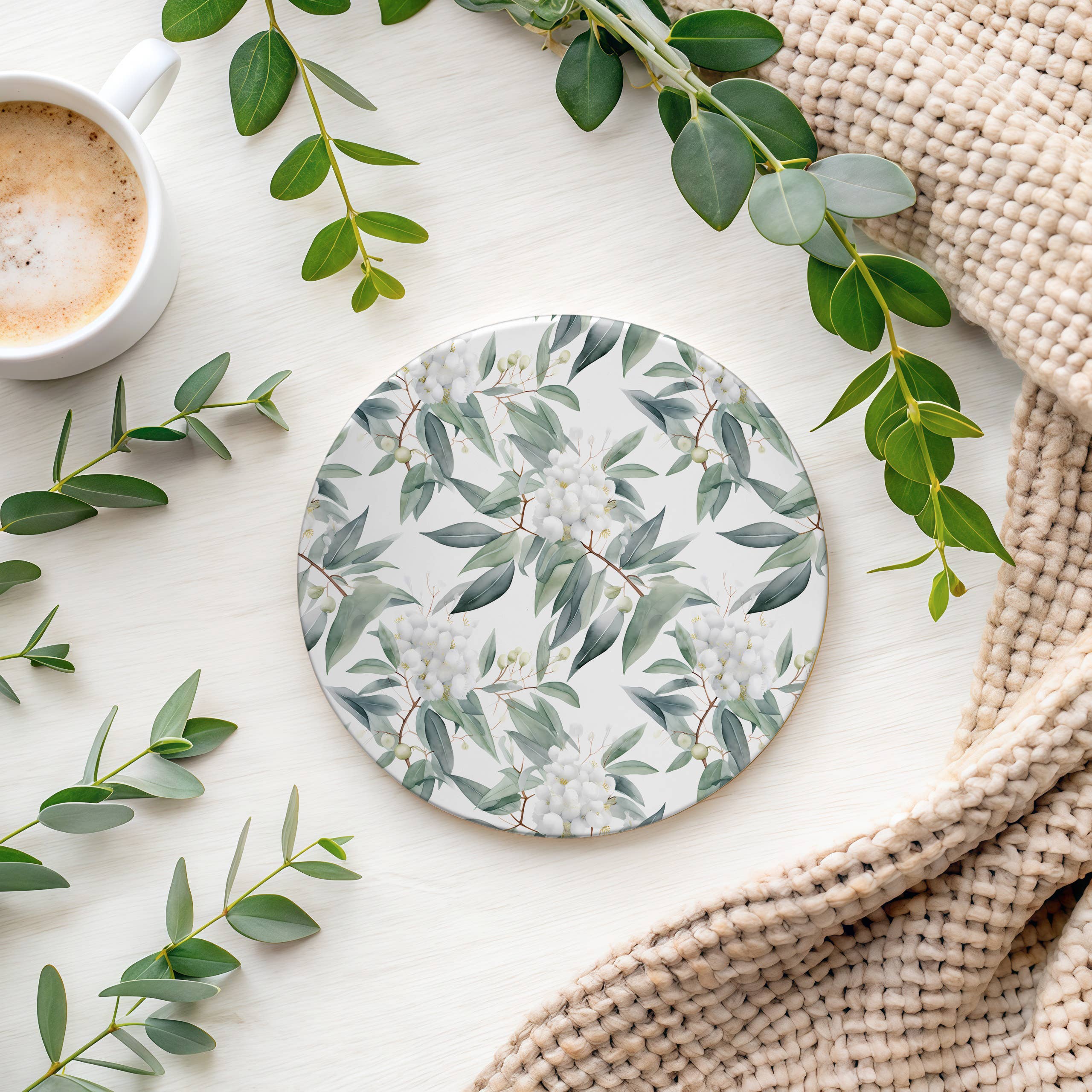 Gia Roma - Wholesale Decorative Tabletop Object - Blue Country Coaster Elegant Grandmillennial Blue Home Decor28