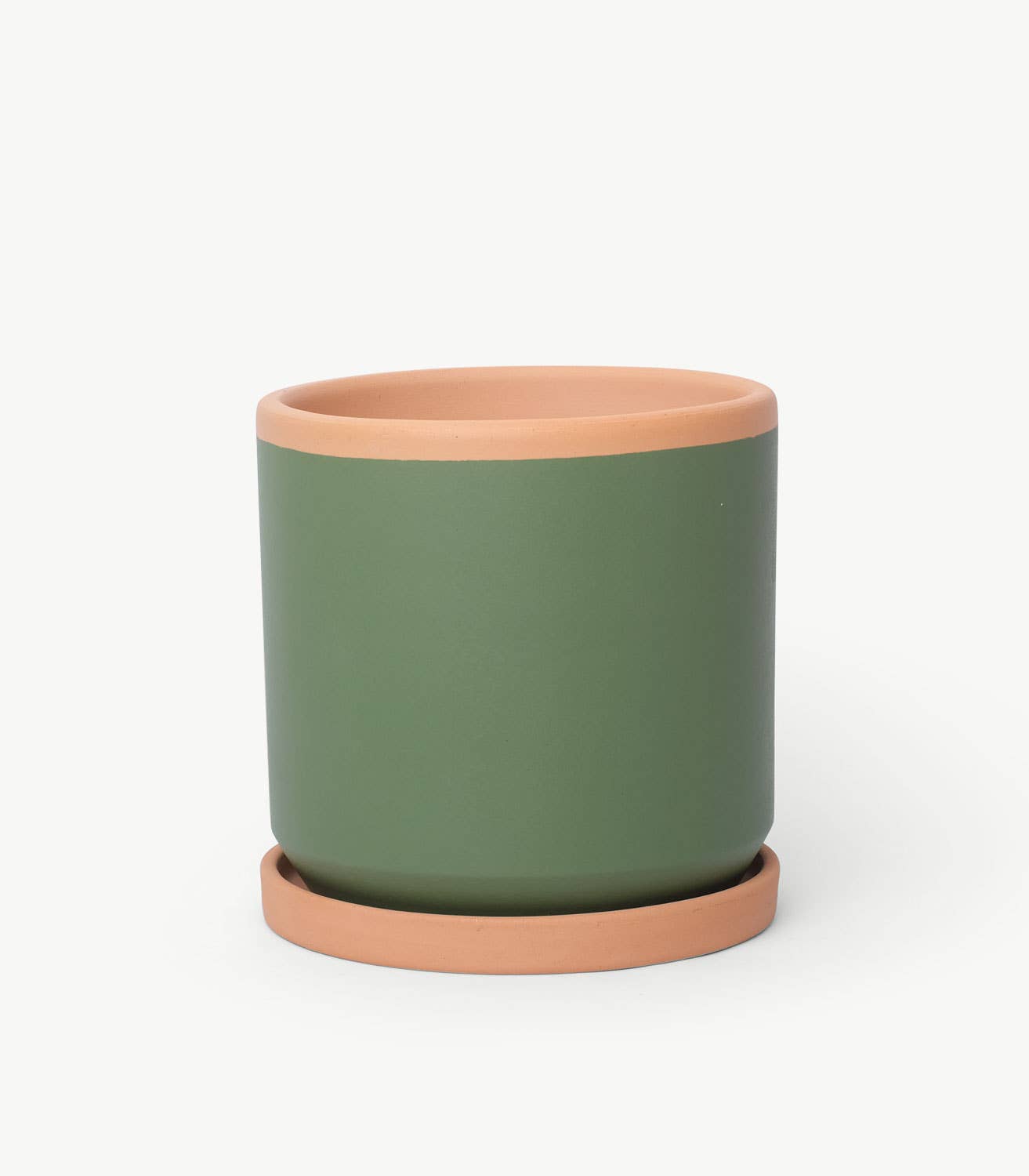Casa Atlântica - Wholesale Plant Pot - Moss green clay flowerpot
