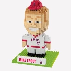 MLB Los Angeles Angels Mike Trout BRXLZ Mini Player for wholesale by Majestic Sports