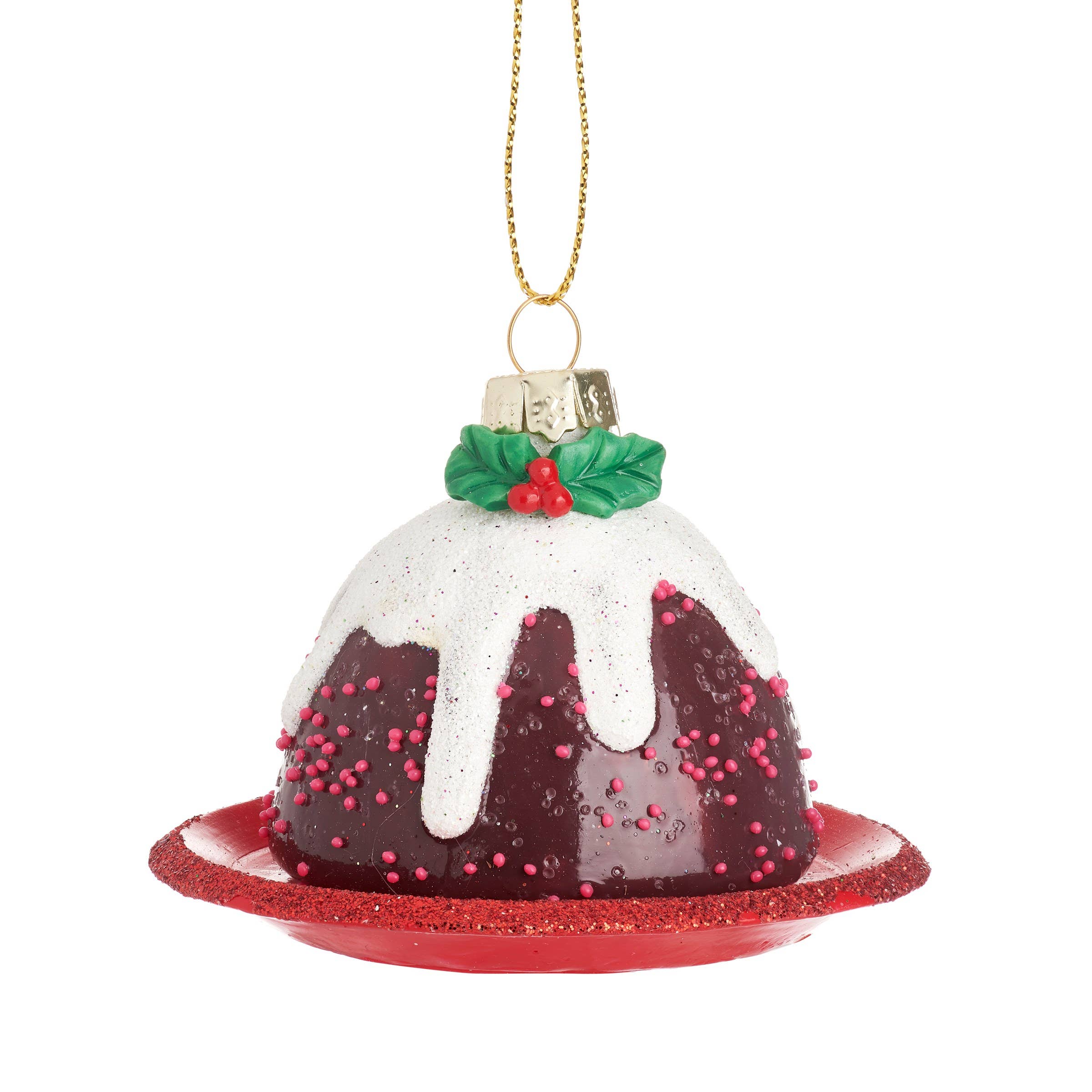 Sass & Belle Europe – Engroshandel Julepynt – Julebudding formet kugle0