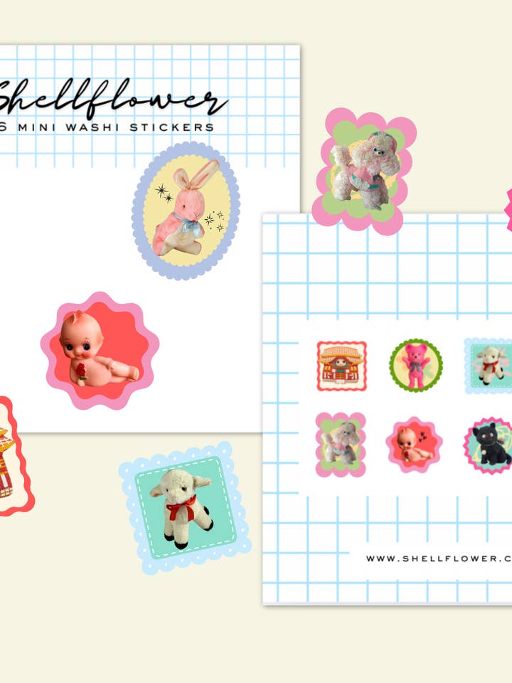 Toys Washi Flake Stickers for wholesale by Shellflower