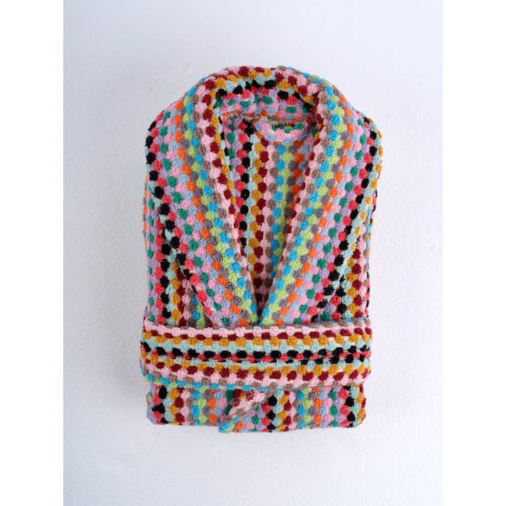 Pom Pom Bathrobe | Handwoven Robe | Thick and Plush Robe and other Purchase Wholesale robe grossesse. Free Returns & Net 60 Terms on Faire trending on Faire.