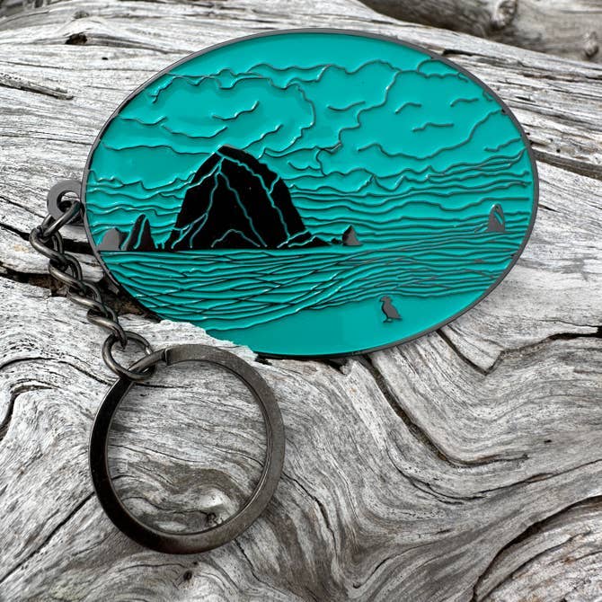 Llavero Haystack Humpback para venta al por mayor de Salty Raven Glassware