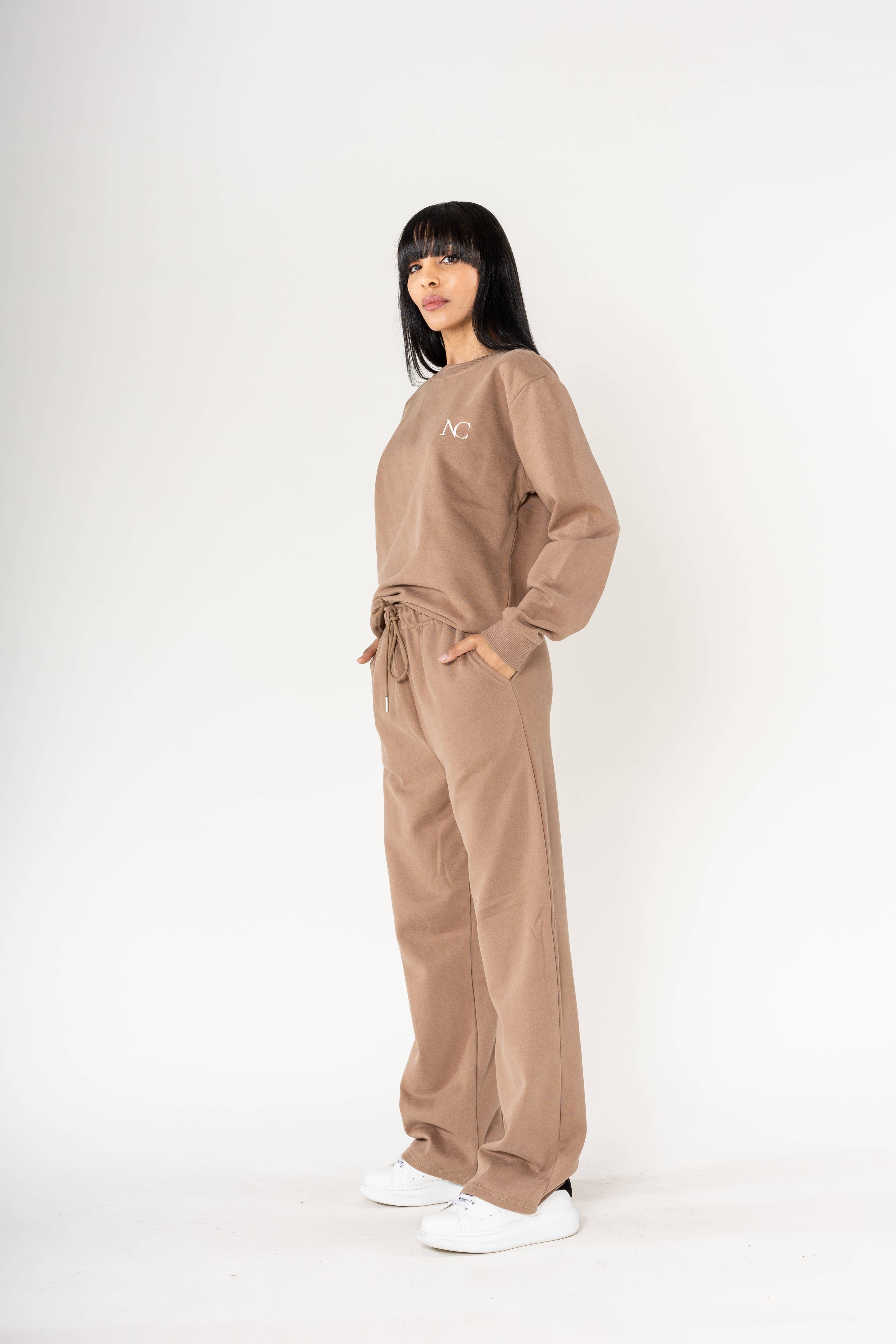 Nina Carter - Vendita all'ingrosso Set di top - Donna - Completo jogging Nina Carter con calzini svasati F022+F02338