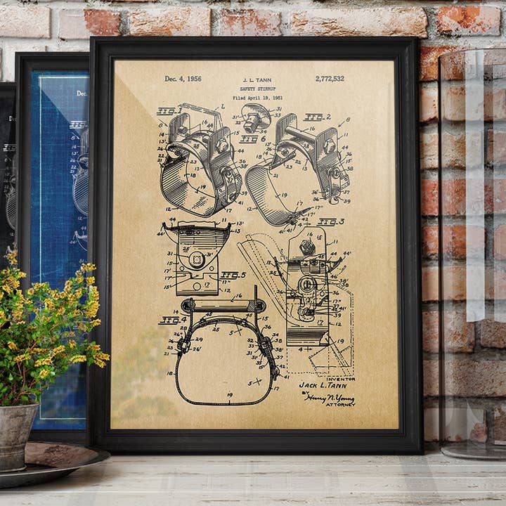 Etirrup Original Etirrup Art Imprimé Équestre pour la vente par Fresh Prints of CT