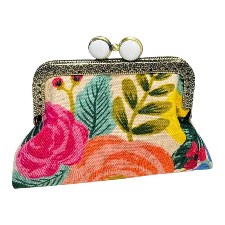 Kiki & Syds - Wholesale Clutch Bag - Women's - Kiki & Syds ON THE GO Credit Card Clutch - Joliet Rose Cream