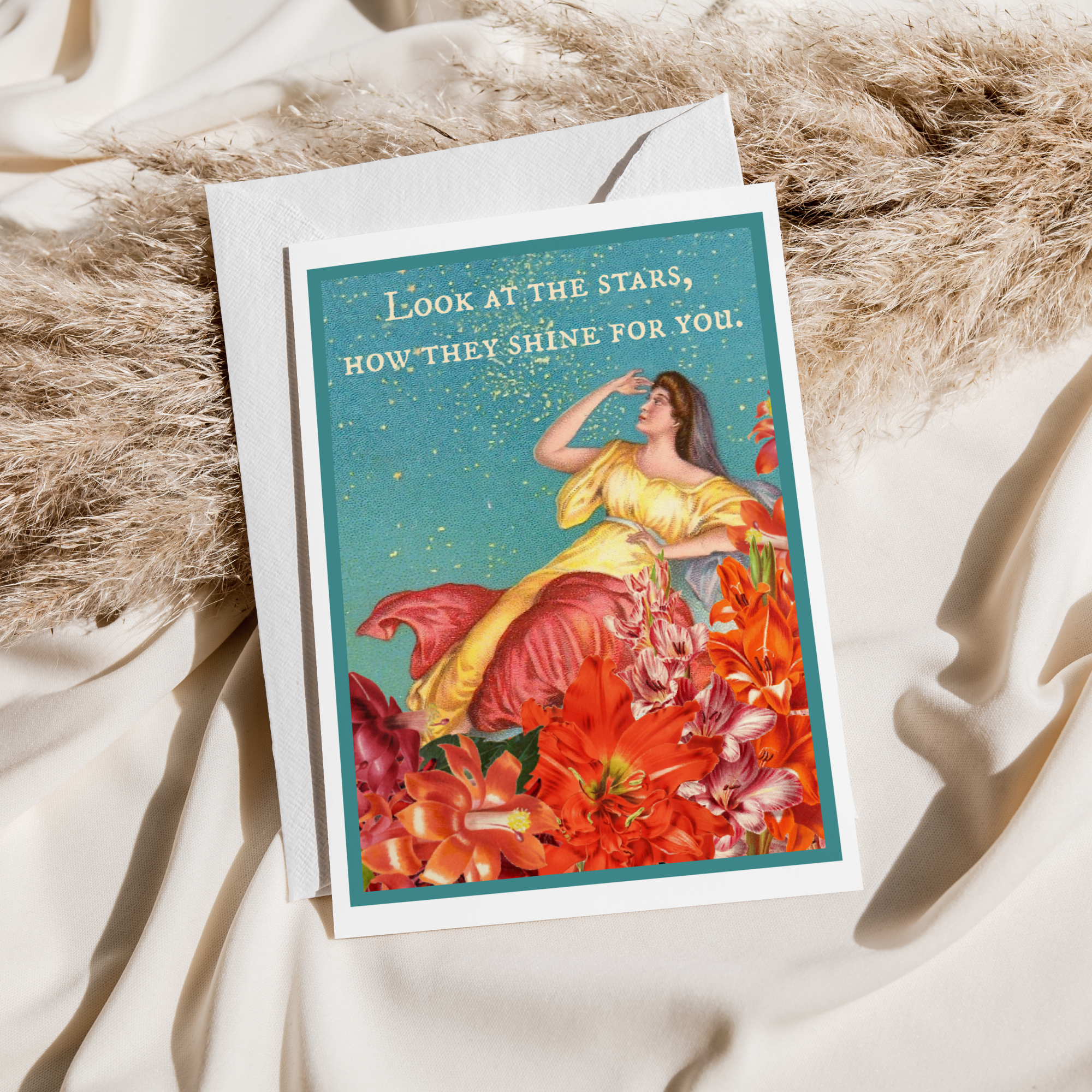 Cheerful Whimsies - Wholesale Everyday Greeting Card - Greeting Card. Look At The Stars, How They Shine For You.1