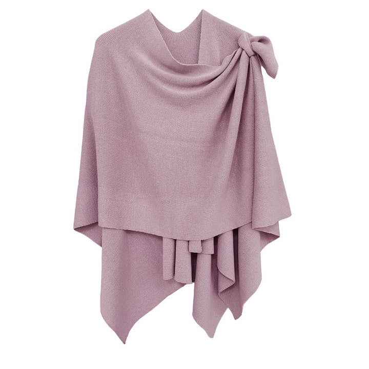 Fashion City - Wholesale Kimono - Women's - Women's Solid Ruana with Shoulder Strap