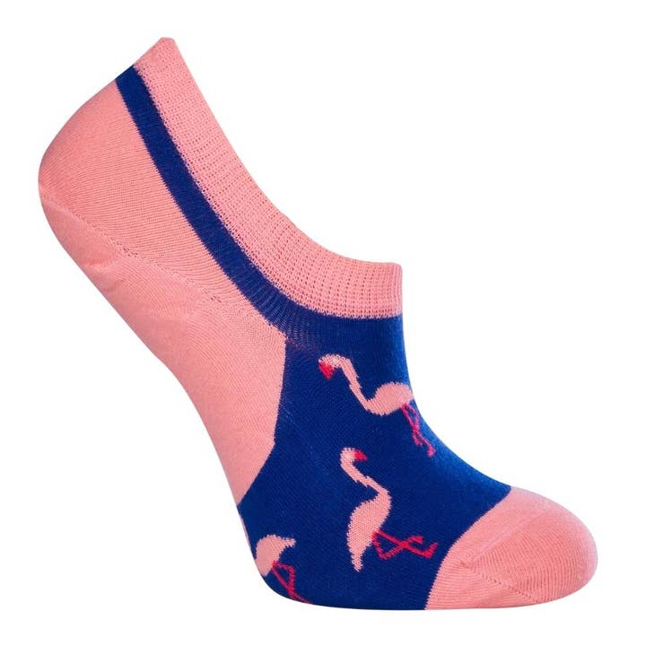 Love Sock Company - Wholesale Socks - Unisex - Flamingo No-Show Socks (Unisex)3