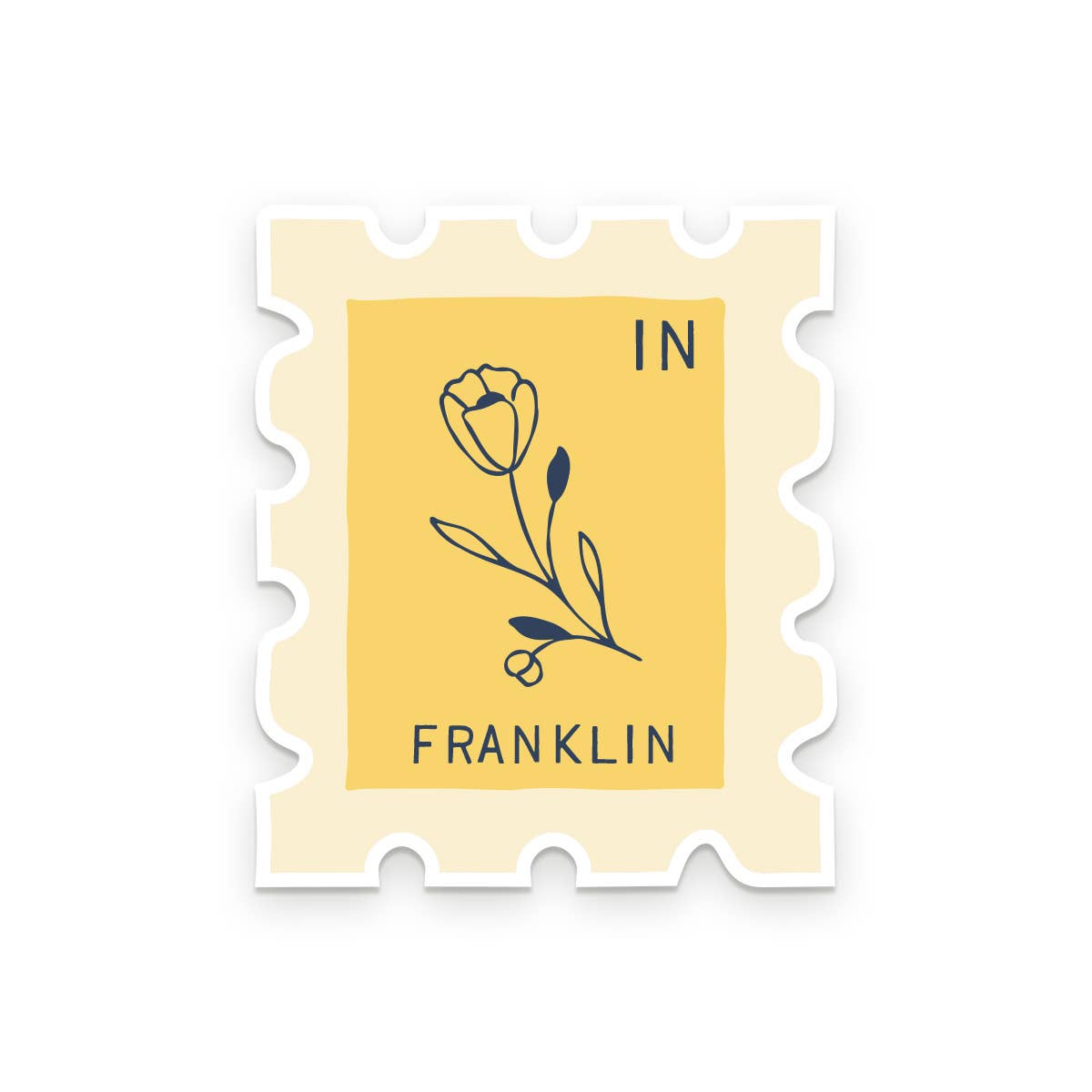 Ruff House Print Shop – Engroshandel Klistermærke – Brugerdefineret City Stamp klistermærke1