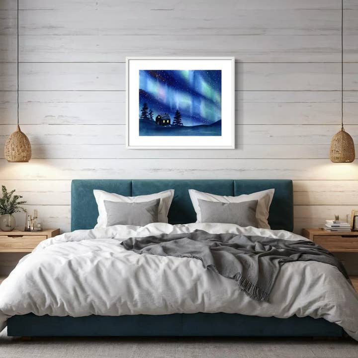 Pintalustika - Joyful Urban Illustrations - Wholesale Art Print - Northern Lights Illustration Art Print3