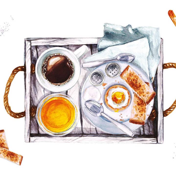 Napperon De Vinyle - Planche Dejeuner / Breakfast Board for wholesale by Maison Lorrain