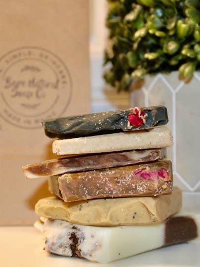 Ensemble de savon Odds & Ends | Savon entièrement naturel | Ensemble d'échantillons de savon pour la vente par Bare Natural Soap Co