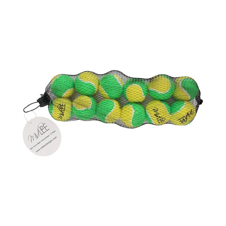 Midlee Designs – wholesale Pet fetch ball – Dog – Midlee Yellow/Green Mini Tennis Balls Set of 122
