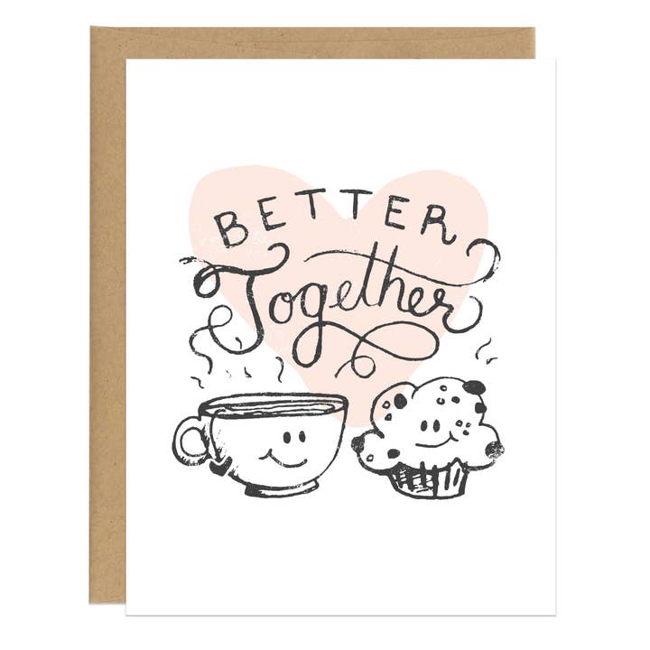 Cartão Melhor Juntos por atacado de Joylark Studio