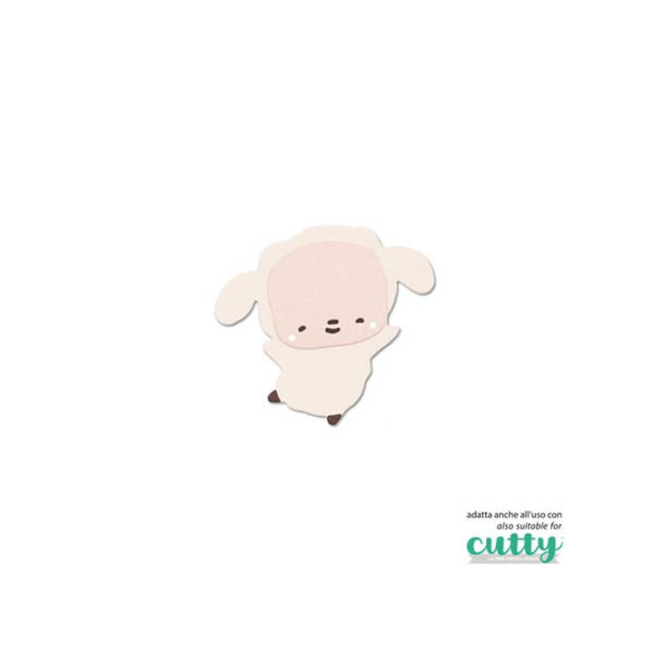 Thin dies Little Ewe for wholesale by Impronte D'Autore