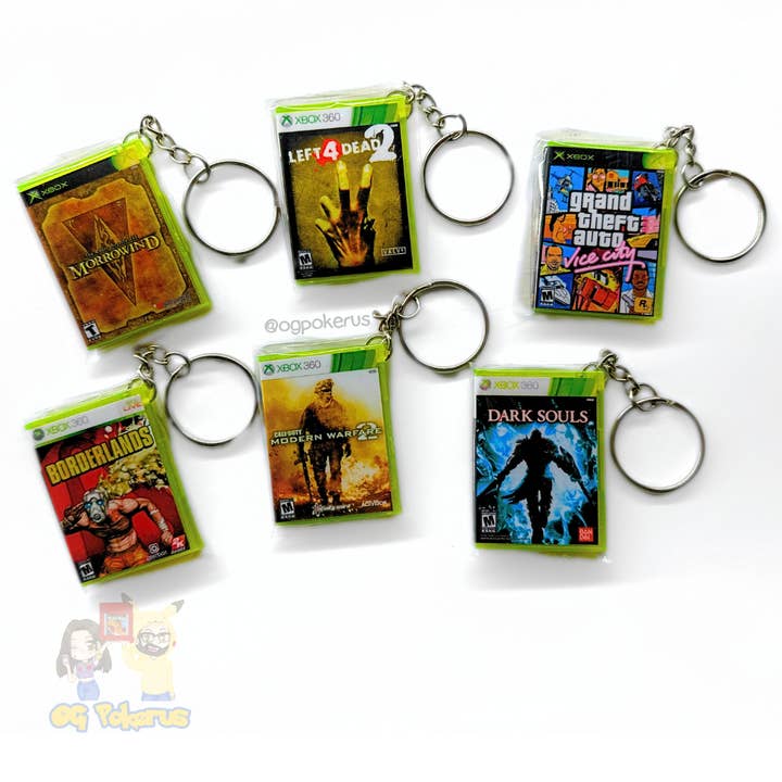 OGPokerus x Shop Me Senpai - Wholesale Keychain - Unisex - Video Game Keychain Nostalgia Novelty Handmade Keychains1