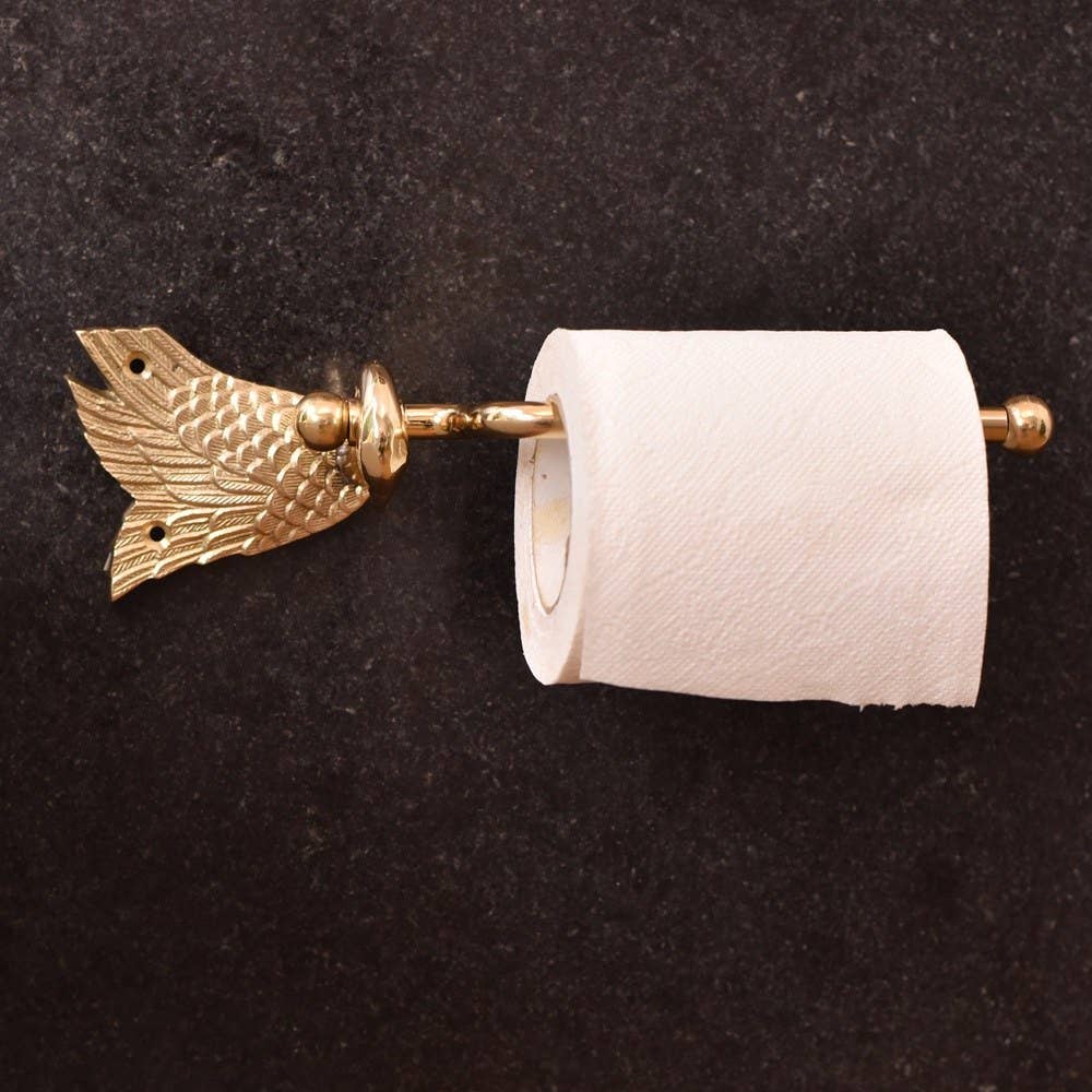 Golden Brass Swan Gold Tissue Holder for Bathroom for wholesale on Faire0