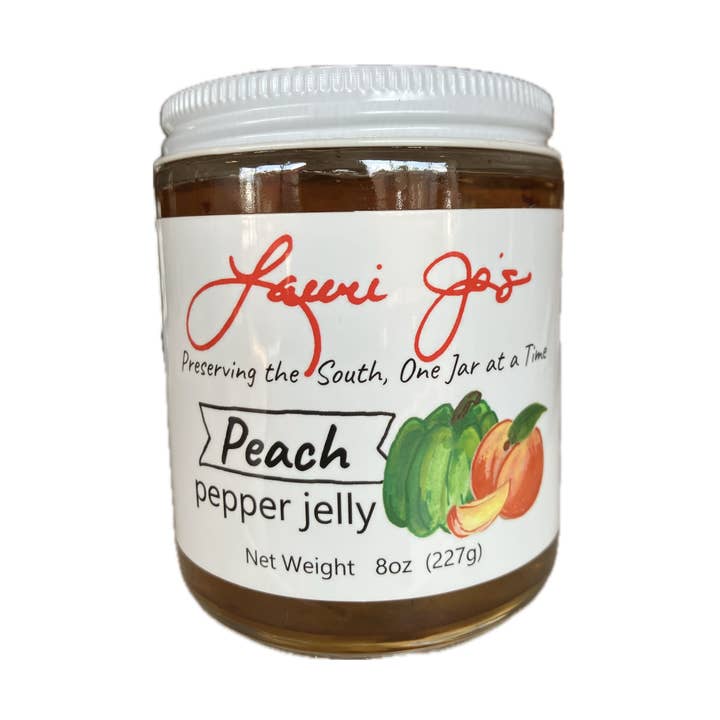 Gelée de Pêches et Poivrons de Lauri Jo pour la vente par Fourth and Cherry Foods