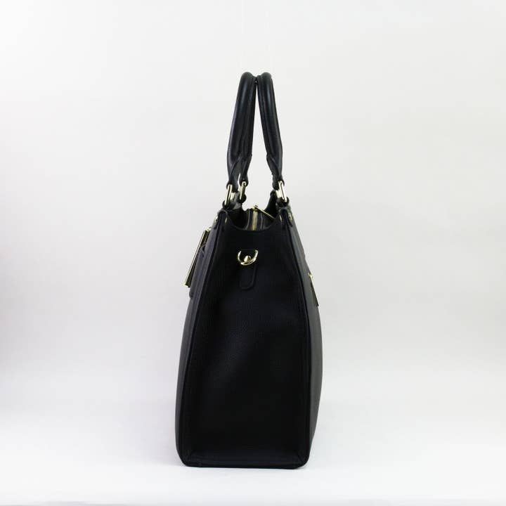 Frederic T. - Wholesale Top Handle Bag - Women's - 583079 Black - Leather handbag2