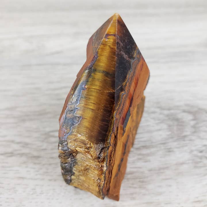 Crystal Joys Wholesale - Wholesale Spiritual Stone/Crystal - Tigers Eye Polished Tip 2 to 5"