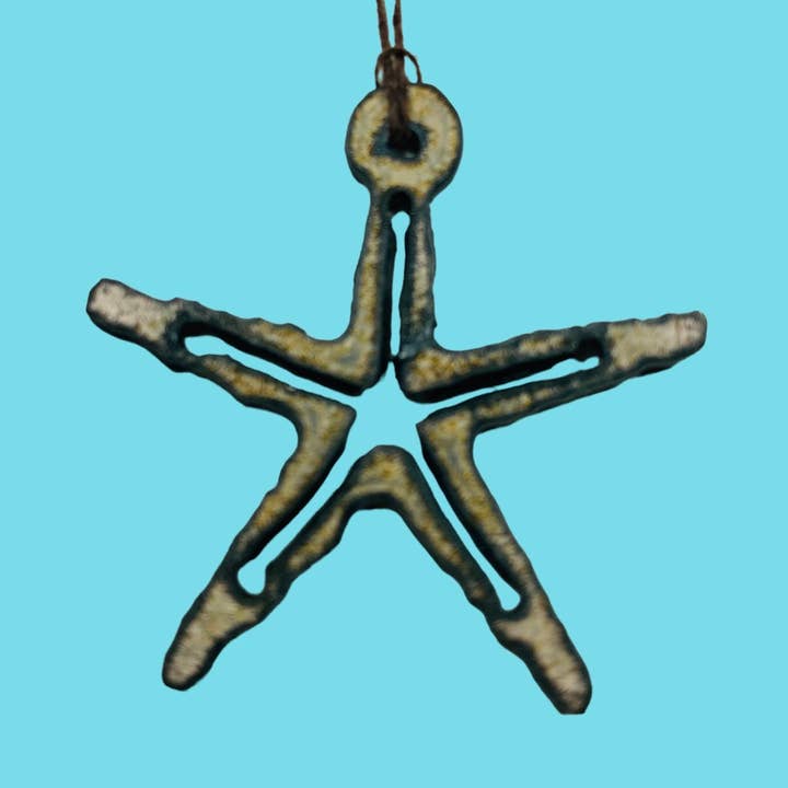 Ornamento estrela do mar lembrança náutica loja praia brindes eco por atacado de Whimsies