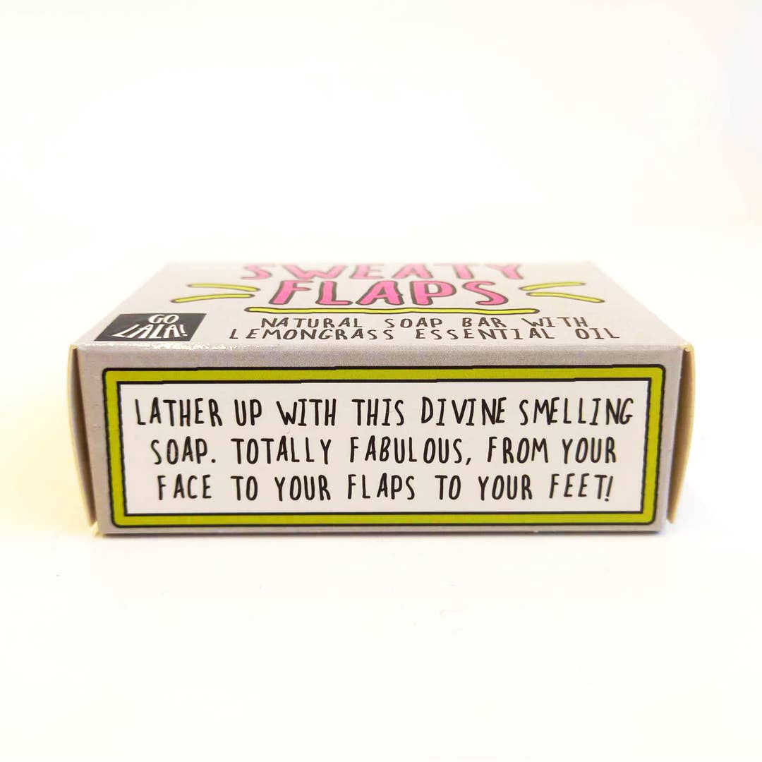 Go La La - Wholesale Bar Soap - Sweaty Flaps Soap Lemongrass Funny Gift1