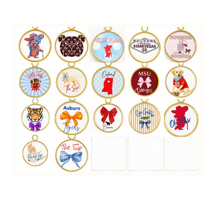 Nora James jewelry - Wholesale Individual charm/pendant - Custom Handcrafted College Charms15