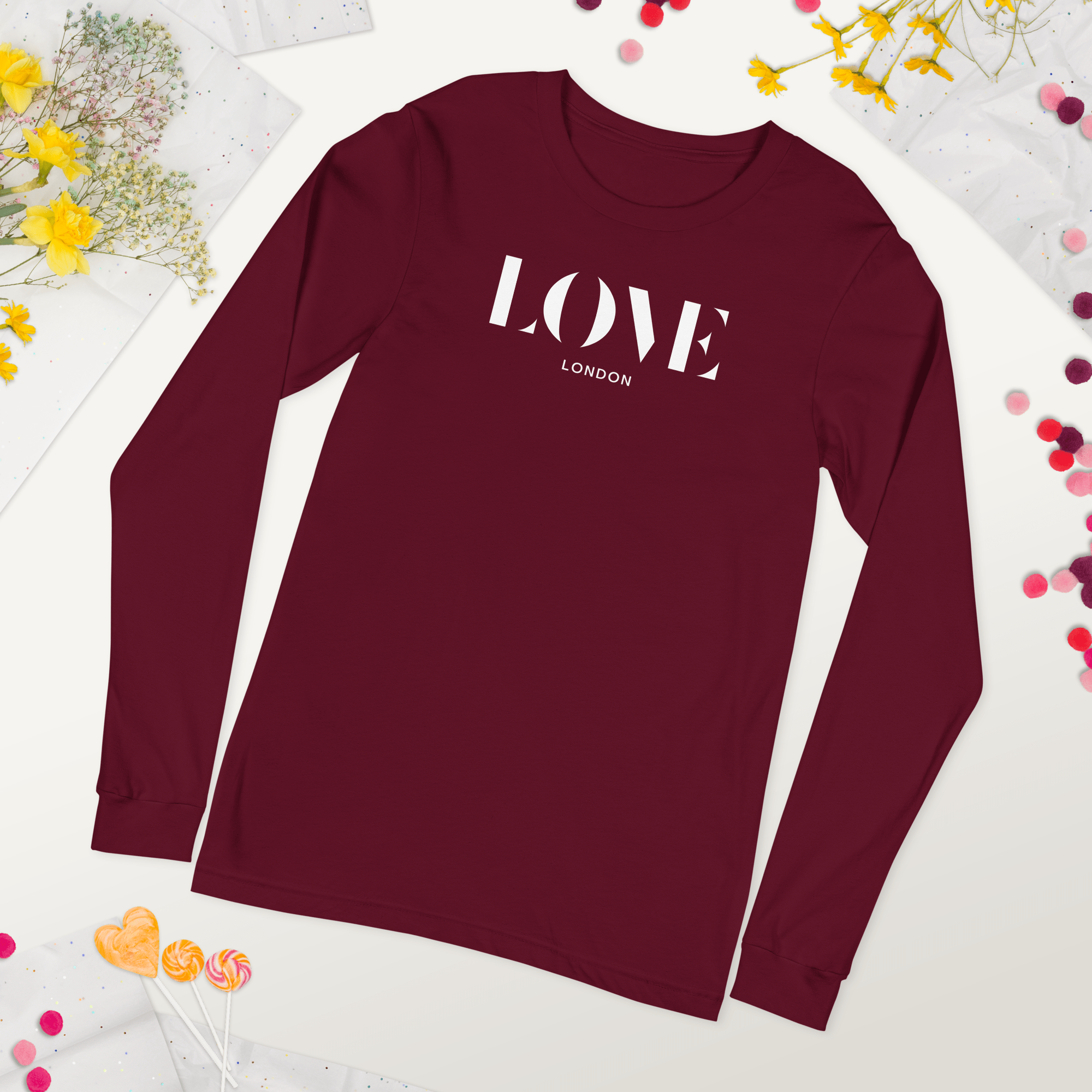 Jolly & Goode - Wholesale Screen Printed T-Shirt - Women's - Love London Long Sleeve Shirt5