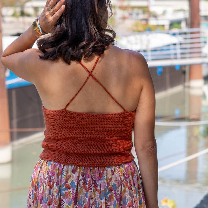 Lise Tailor - Wholesale Knitting/Crochet Supplies - Crochet pattern - Axelle tank top10