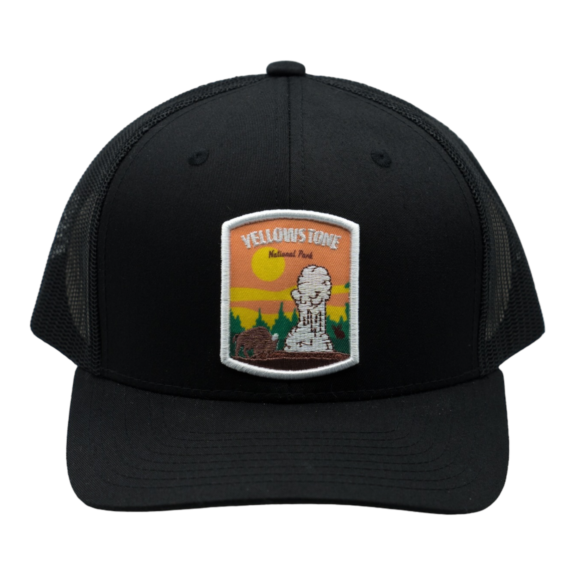 Nebiva - Wholesale Trucker Hat - Unisex - Yellowstone Trucker Hat (Black)1