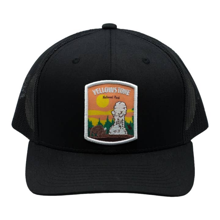 Nebiva - Wholesale Trucker Hat - Unisex - Yellowstone Trucker Hat (Black)1