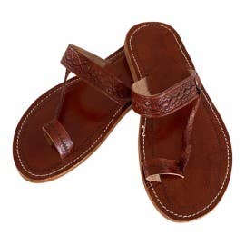 Hecho a mano – wholesale Sandals – Women's – Leather sandals. Dark brown1