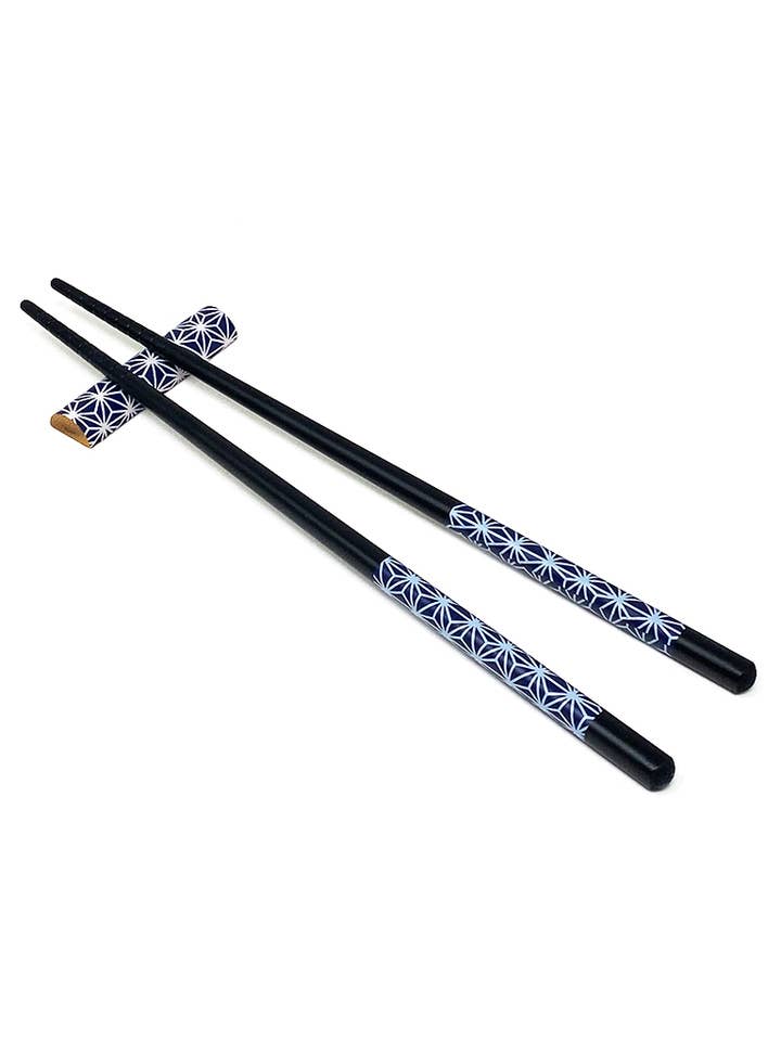 BAMBOO CHOPSTICKS w/ REST_ JAPANESE (10PAIRS/PK) for wholesale by BanzaiLA