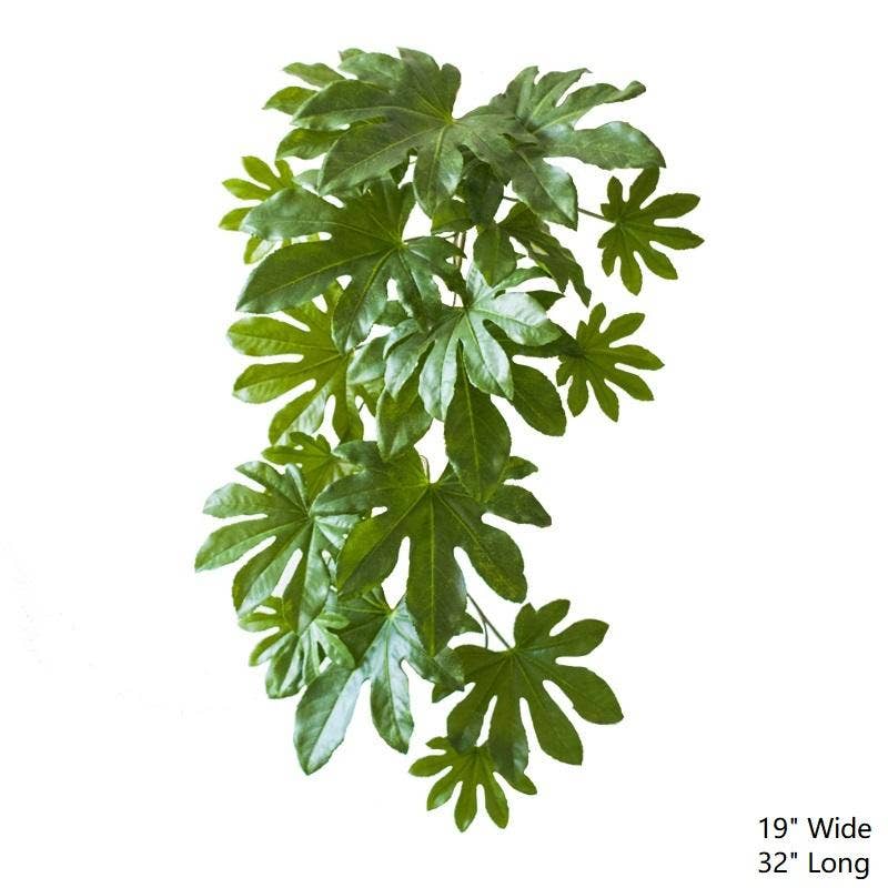 Rustic Reach - Wholesale Artificial Plant - Artificial Plant Fatsia Leaf Vines 32" Long0