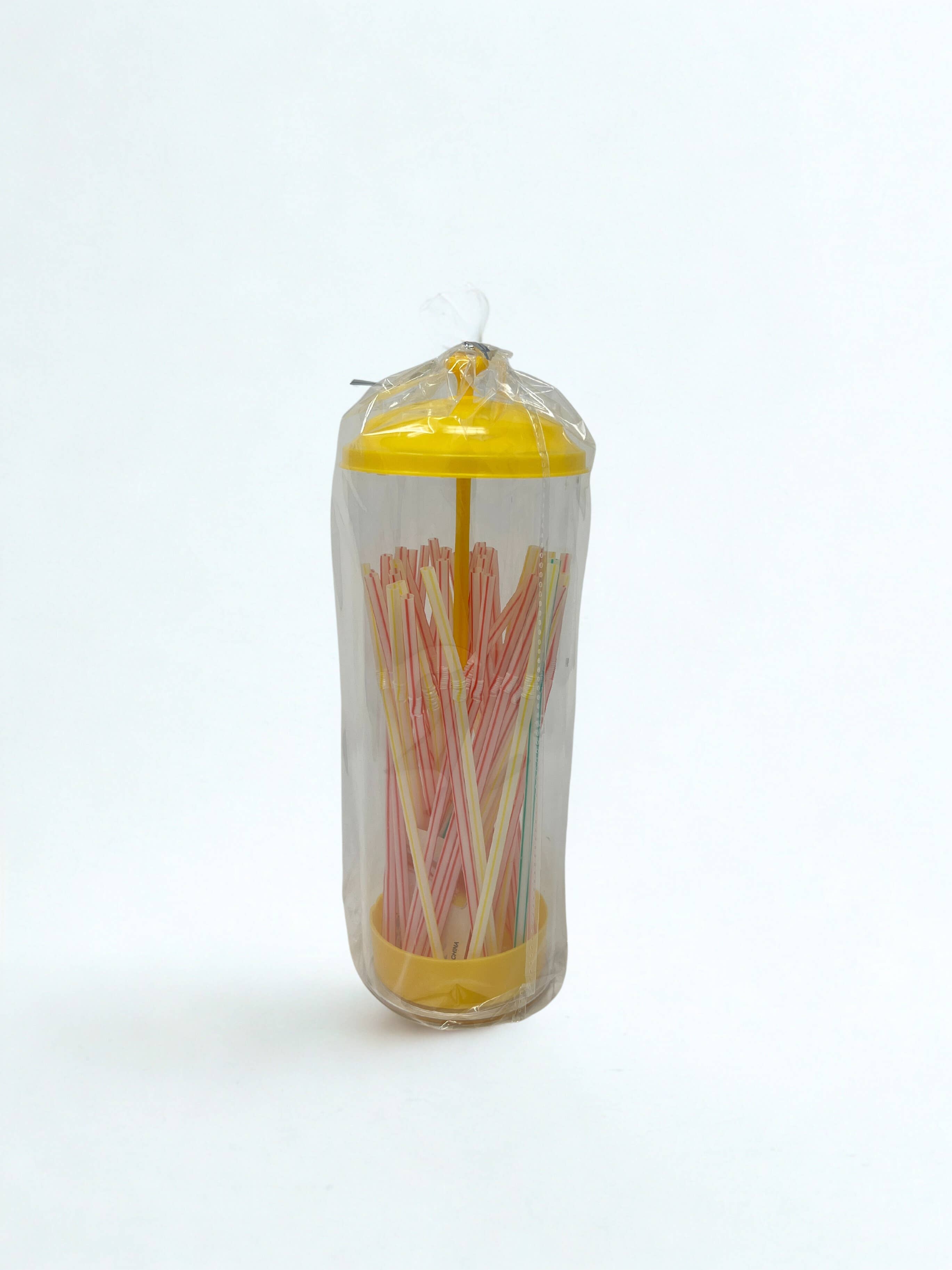 USA HomeMax - Wholesale Rietjes - Plastic rietjesdispenser met 35 rietjes in verschillende kleuren1