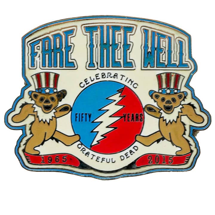 Bear Crest 50 Years Cloisonne Stick Pin Pewter Pin Badge for wholesale by Rockabilia