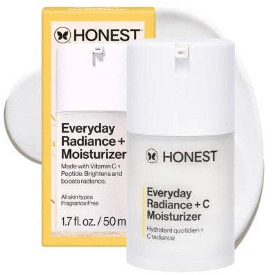 Honest Beauty Everyday Radiance + C Fugtighedscreme med Vitamin C 50 ml - Ufuldkommen Æske for engroshandel hos This is Beauty