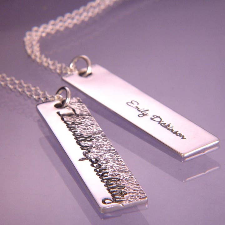 Laurel Elliott dvb New York - Wholesale Pendant/Charm Necklace - I Dwell In Possibility - Emily Dickinson1